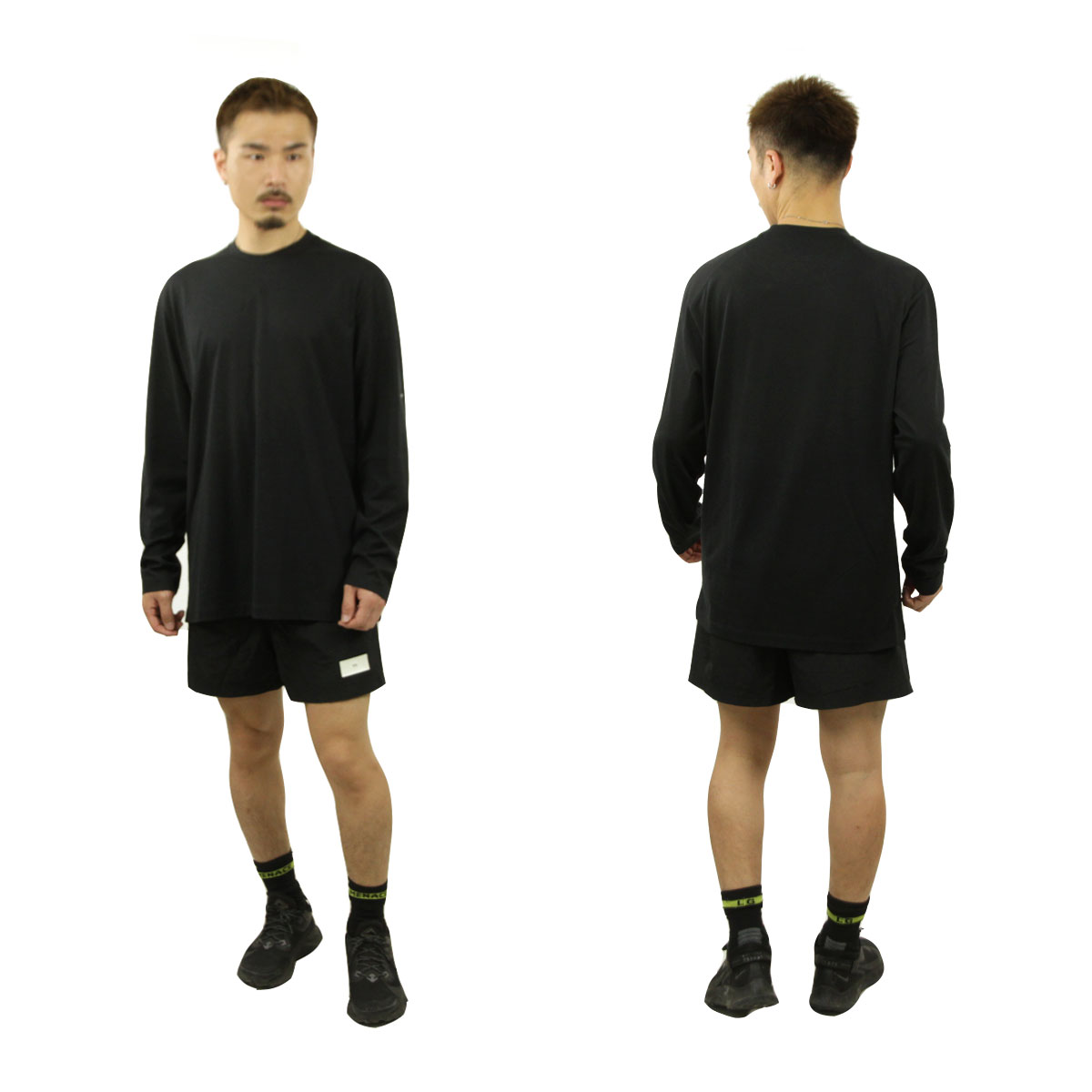 磻꡼  ĹµT  Y-3 åȥ 롼ͥå  T LOOSE FIT LONG SLEEVE TEE H44788 BLACK