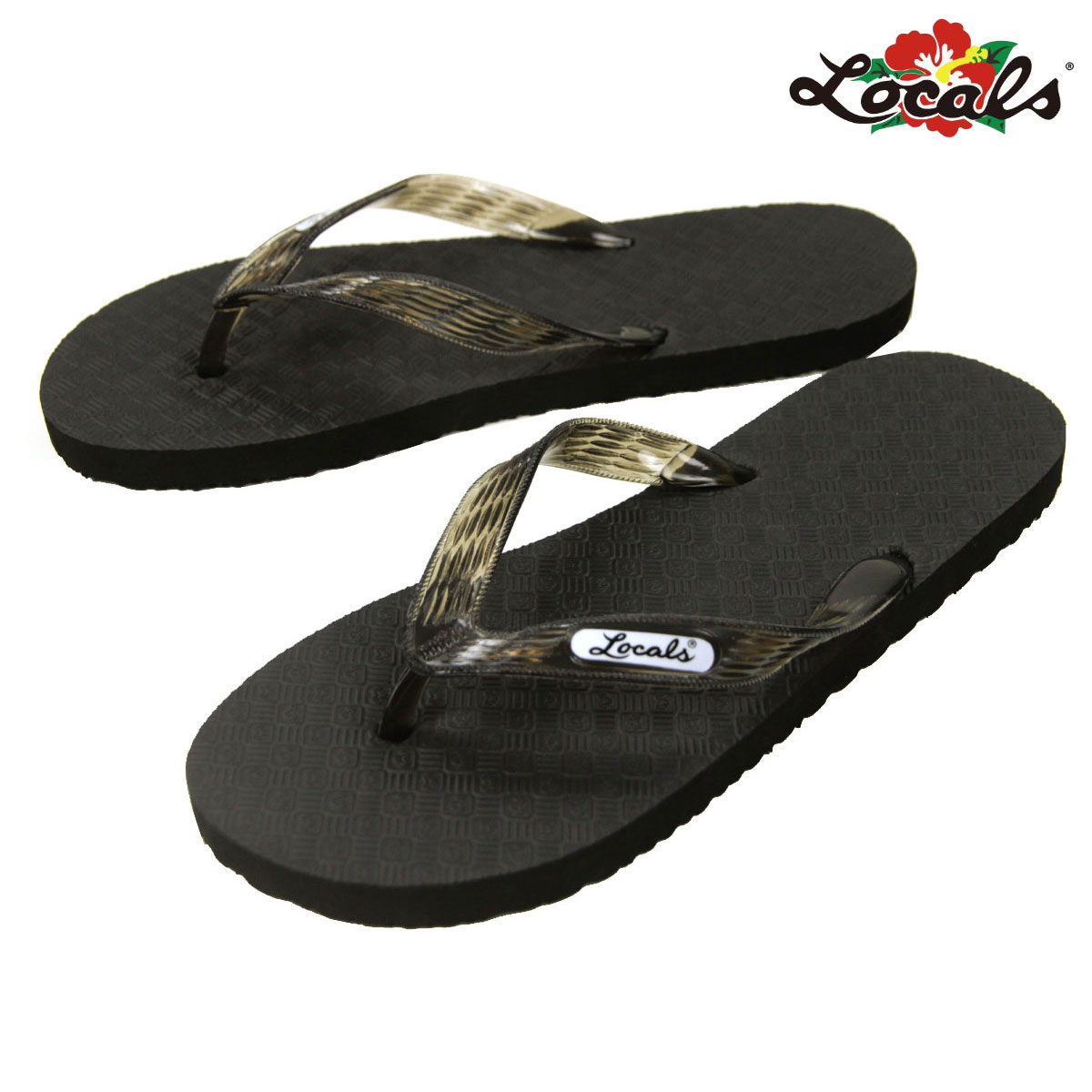 �������륺 ��� ��ǥ����� ������� ��������Ź LOCALS �ӡ���������� �ȥ󥰥������ LOCALS ORIGINAL SLIPPA SANDAL 1350 BLACK