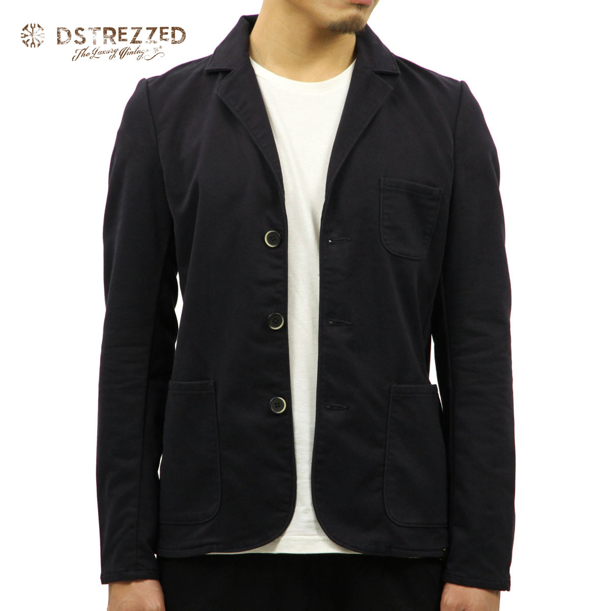 �ǥ����ȥ쥹 DSTREZZED ��������Ź ��� ���㥱�å� PEACHED BLAZER JACKET 111110 49 DK. NAVY A90B B1C C1D D4E E06F