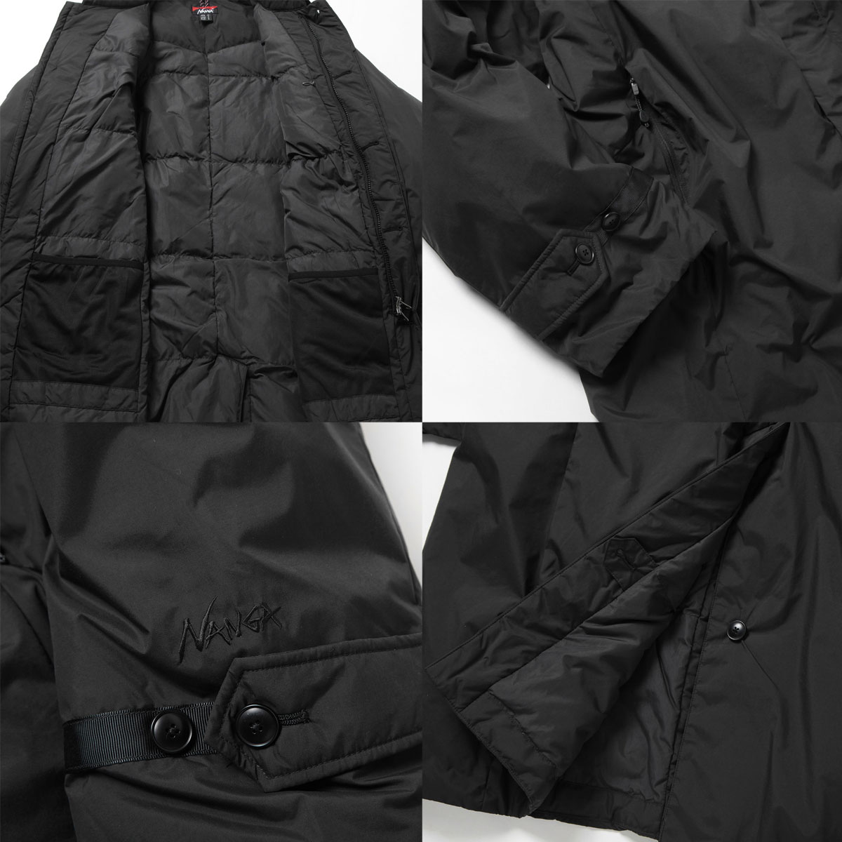 �ʥ� ��� �����󥳡��� ��������Ź NANGA �������� ���ƥ󥫥顼������ DOWN BAL COLLAR COAT N2530-0Z095A BLK BLACK A16B B1C C1D D4E E13F