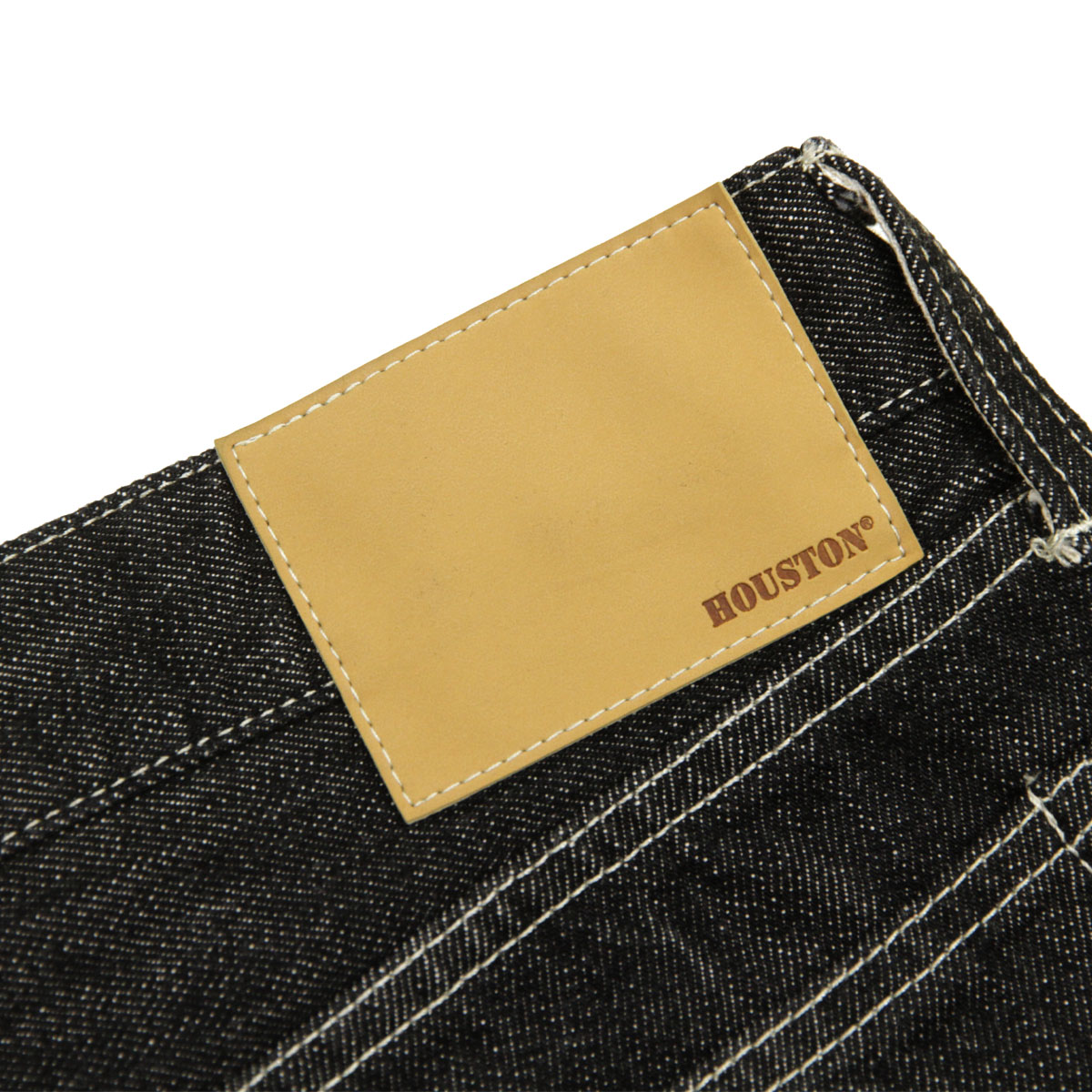 �ҥ塼���ȥ� ��� ������ ��������Ź HOUSTON �ܥȥॹ �ǥ˥� WWIISELVEDGE DENIM PANTS 10164 BK BLACK