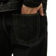 �ҥ塼���ȥ� ��� ������ ��������Ź HOUSTON �ܥȥॹ �ǥ˥� WWIISELVEDGE DENIM PANTS 10164 BK BLACK