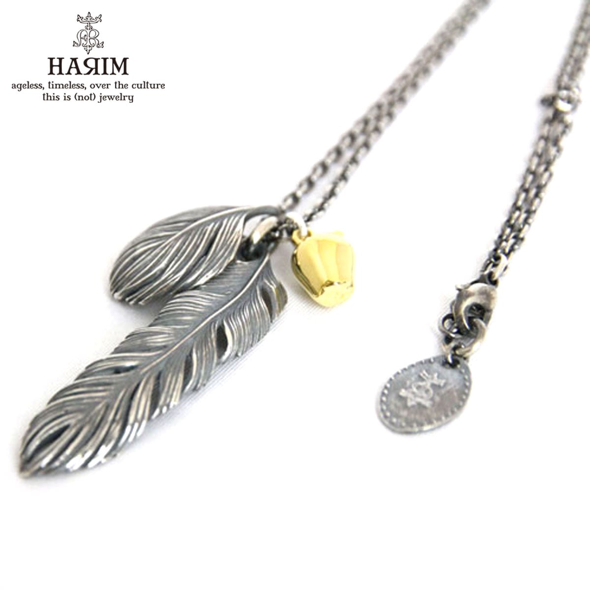 �ϥ�� HARIM ��������Ź �ͥå��쥹 LEEF FEATHER WITH GOLDEN APPLE SET 2 NECKLACE HRP021 A82B B3C C3D D8E E13F
