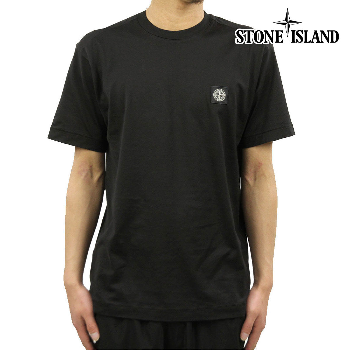 ���ȡ��󥢥����� T����� ��� ������ STONE ISLAND ȾµT����� 60/2 COTTON JERSEY SHORT SLEEVE T-SHIRT 2100039 S0013 V0029 BLACK AB4B B1C C1D D1E E13F