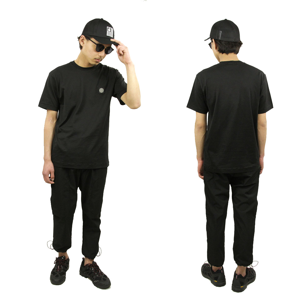 ���ȡ��󥢥����� T����� ��� ������ STONE ISLAND ȾµT����� 60/2 COTTON JERSEY SHORT SLEEVE T-SHIRT 2100039 S0013 V0029 BLACK AB4B B1C C1D D1E E13F