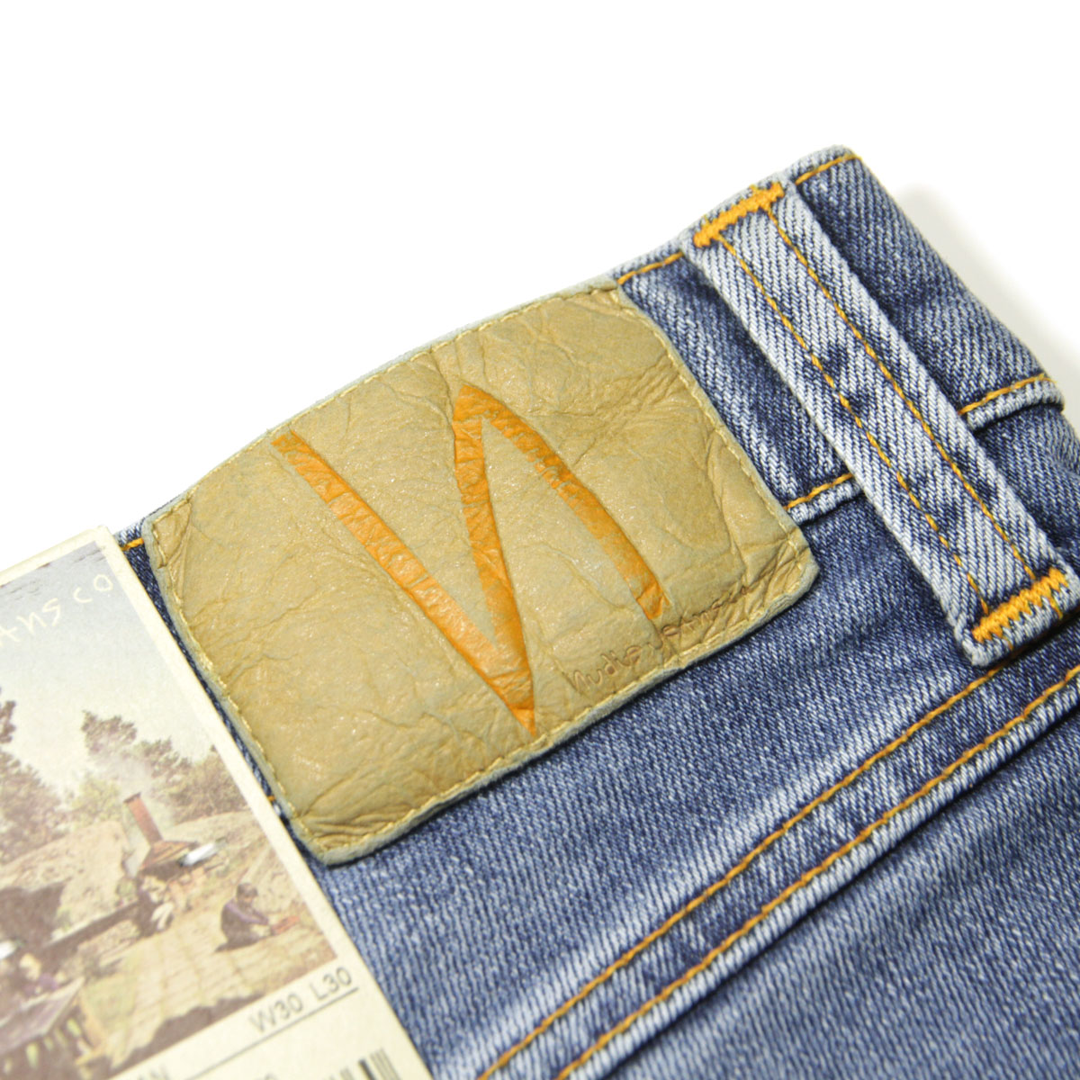 ̡ǥ ꡼ǥ  Ź Nudie Jeans ܥȥॹ ѥ LEAN DEAN DENIM JEANS LOST ORANGE 081 113358 A62B B1C C2D D1E E06F