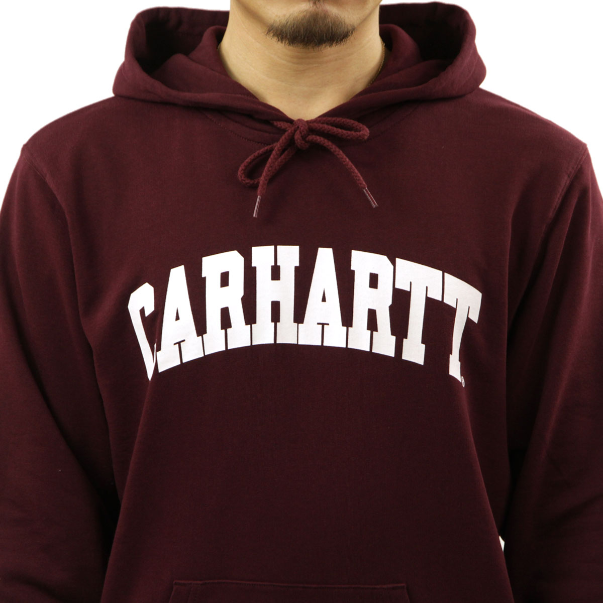 �����ϡ��� �ѡ����� ��� ������ CARHARTT WIP �ץ륪���С��ѡ����� HOODED UNIVERSITY SWEATSHIRT WINE / WHITE I028958 0IU AB0B B1C C1D D5E E11F