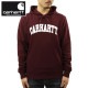 �����ϡ��� �ѡ����� ��� ������ CARHARTT WIP �ץ륪���С��ѡ����� HOODED UNIVERSITY SWEATSHIRT WINE / WHITE I028958 0IU AB0B B1C C1D D5E E11F