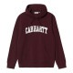 �����ϡ��� �ѡ����� ��� ������ CARHARTT WIP �ץ륪���С��ѡ����� HOODED UNIVERSITY SWEATSHIRT WINE / WHITE I028958 0IU AB0B B1C C1D D5E E11F