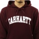 �����ϡ��� �ѡ����� ��� ������ CARHARTT WIP �ץ륪���С��ѡ����� HOODED UNIVERSITY SWEATSHIRT WINE / WHITE I028958 0IU AB0B B1C C1D D5E E11F