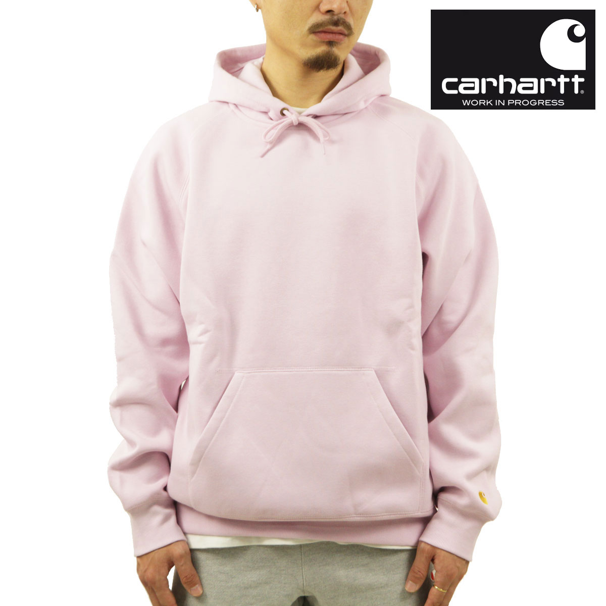 �����ϡ��� �ѡ����� ��� ������ CARHARTT WIP ���ݥ���� ���� �ץ륪���С��ѡ����� HOODED CHASE SWEATSHIRT PULLOVER PARKA PALE QUARTZ / GOLD PINK I033661 / I026384 0SGXX AB0B B1C C1D D5E E11F