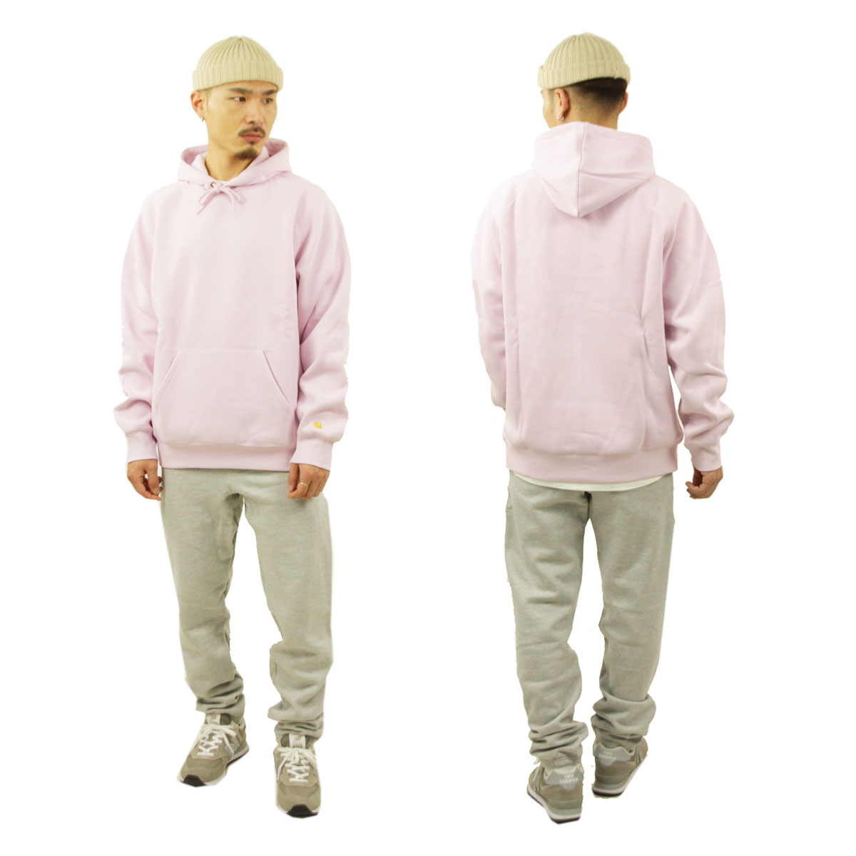 �����ϡ��� �ѡ����� ��� ������ CARHARTT WIP ���ݥ���� ���� �ץ륪���С��ѡ����� HOODED CHASE SWEATSHIRT PULLOVER PARKA PALE QUARTZ / GOLD PINK I033661 / I026384 0SGXX AB0B B1C C1D D5E E11F