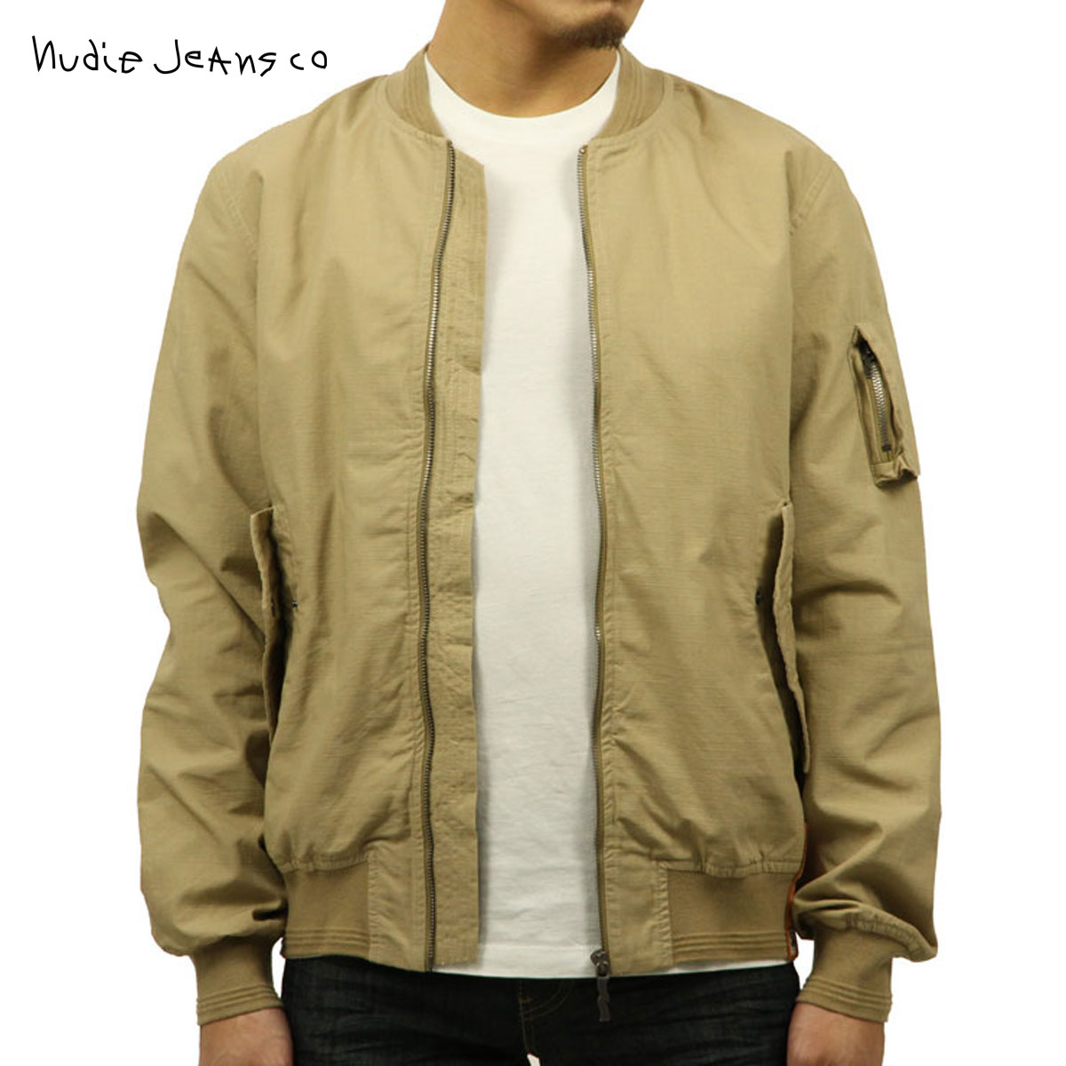 �̡��ǥ��������� �������� ��� ��������Ź Nudie Jeans ���㥱�å�  ALEXANDER JACKET BEIGE B16 160479 A62B B1C C1D D4E E18F