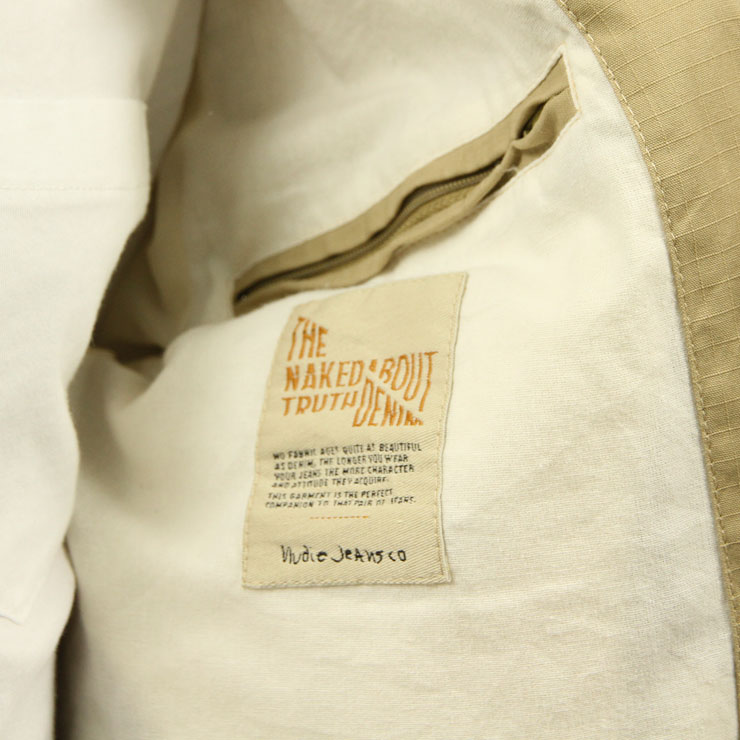 �̡��ǥ��������� �������� ��� ��������Ź Nudie Jeans ���㥱�å�  ALEXANDER JACKET BEIGE B16 160479 A62B B1C C1D D4E E18F