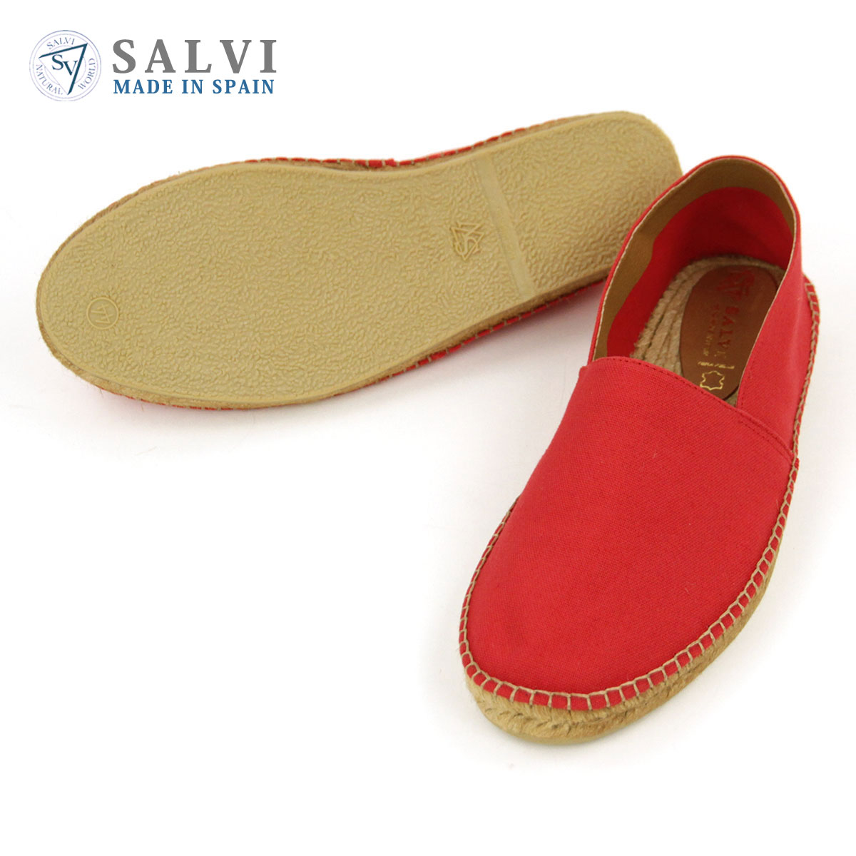  SALVI Ź 塼 ѥɥ꡼ ESPADRILLE SHOES 44-2 ROJO D15S25 A71B B1C C4D D2E E11F