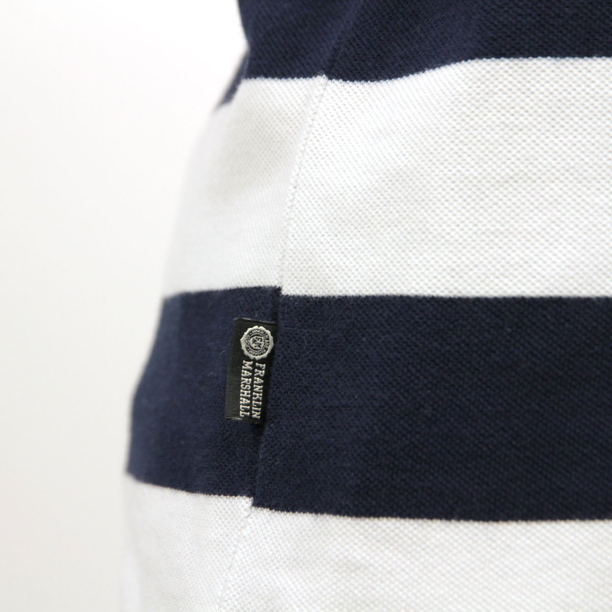 �ե�󥯥�� �ޡ������ FRANKLIN��MARSHALL ��������Ź ��� ���ȥ饤�� Ⱦµ�ݥ������ STRIPE POLO SHIRT NAVY STRIPE POMF486AN 1198 A61B B1C C1D D3E E06F