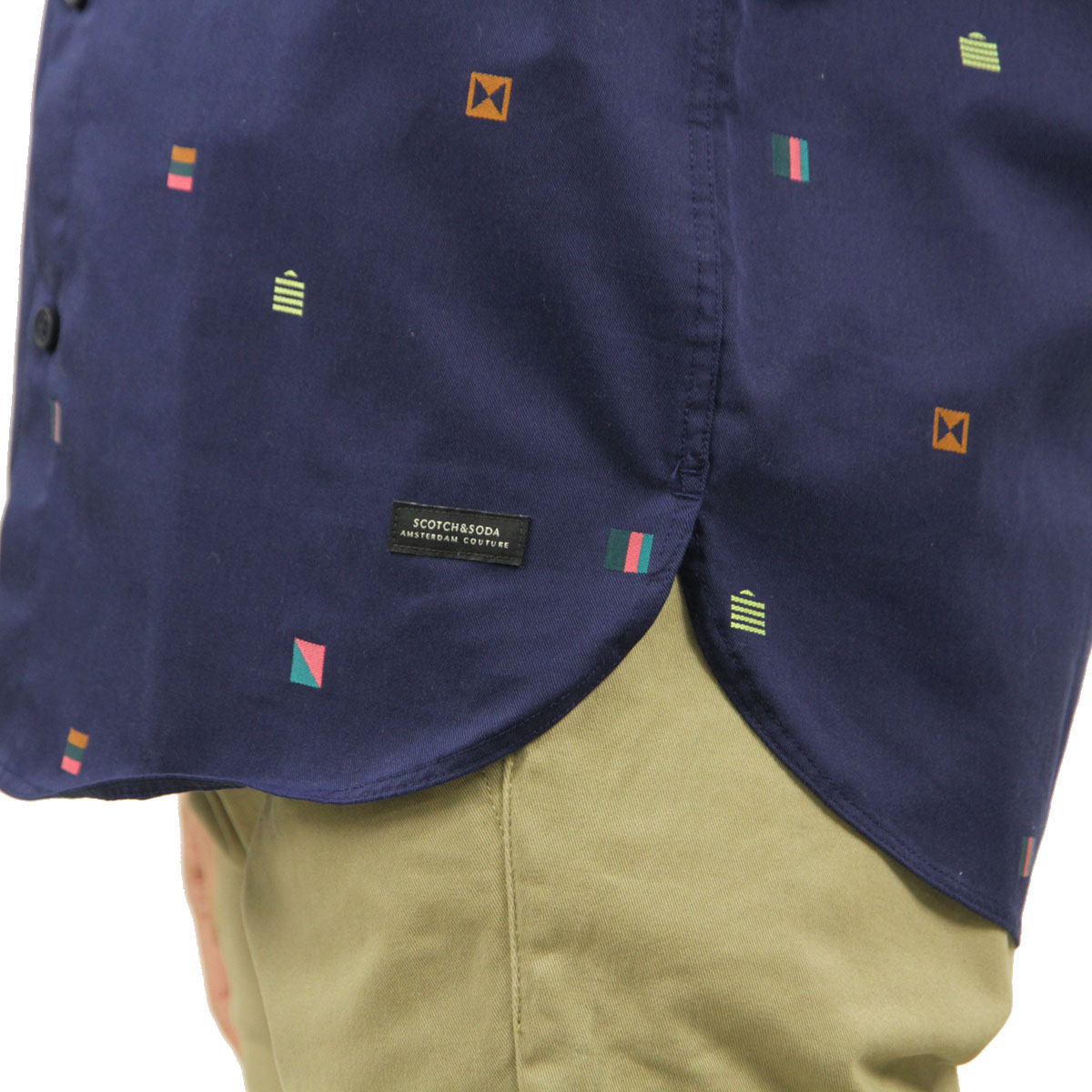 �����å�����ɥ����� ����� ��� ��������Ź SCOTCH��SODA Ĺµ�ܥ�������󥷥�� REGULAR FIT - CHIC TWILL JACQUARD SHIRT 160248 0219 31805  A39B B1C C1D D6E E06F