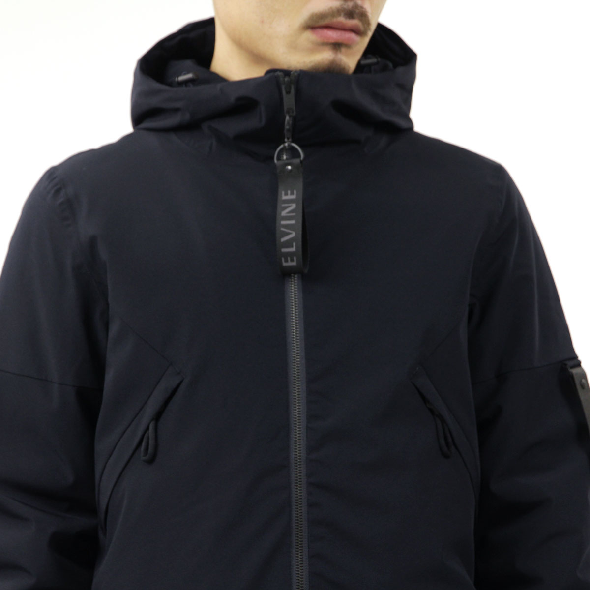 ����Х��� �������� ��� ��������Ź elvine �ʥ����󥸥㥱�å� COLE NYLON JACKET FUNCTION STRETCH 193004 240 DARK NAVY A91B B1C C1D D4E E06F