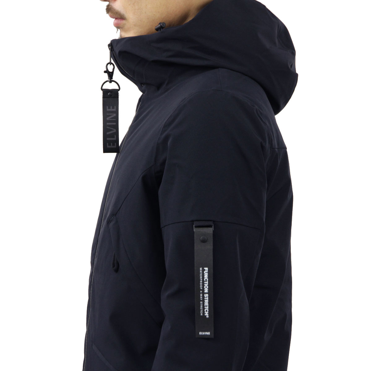 ����Х��� �������� ��� ��������Ź elvine �ʥ����󥸥㥱�å� COLE NYLON JACKET FUNCTION STRETCH 193004 240 DARK NAVY A91B B1C C1D D4E E06F