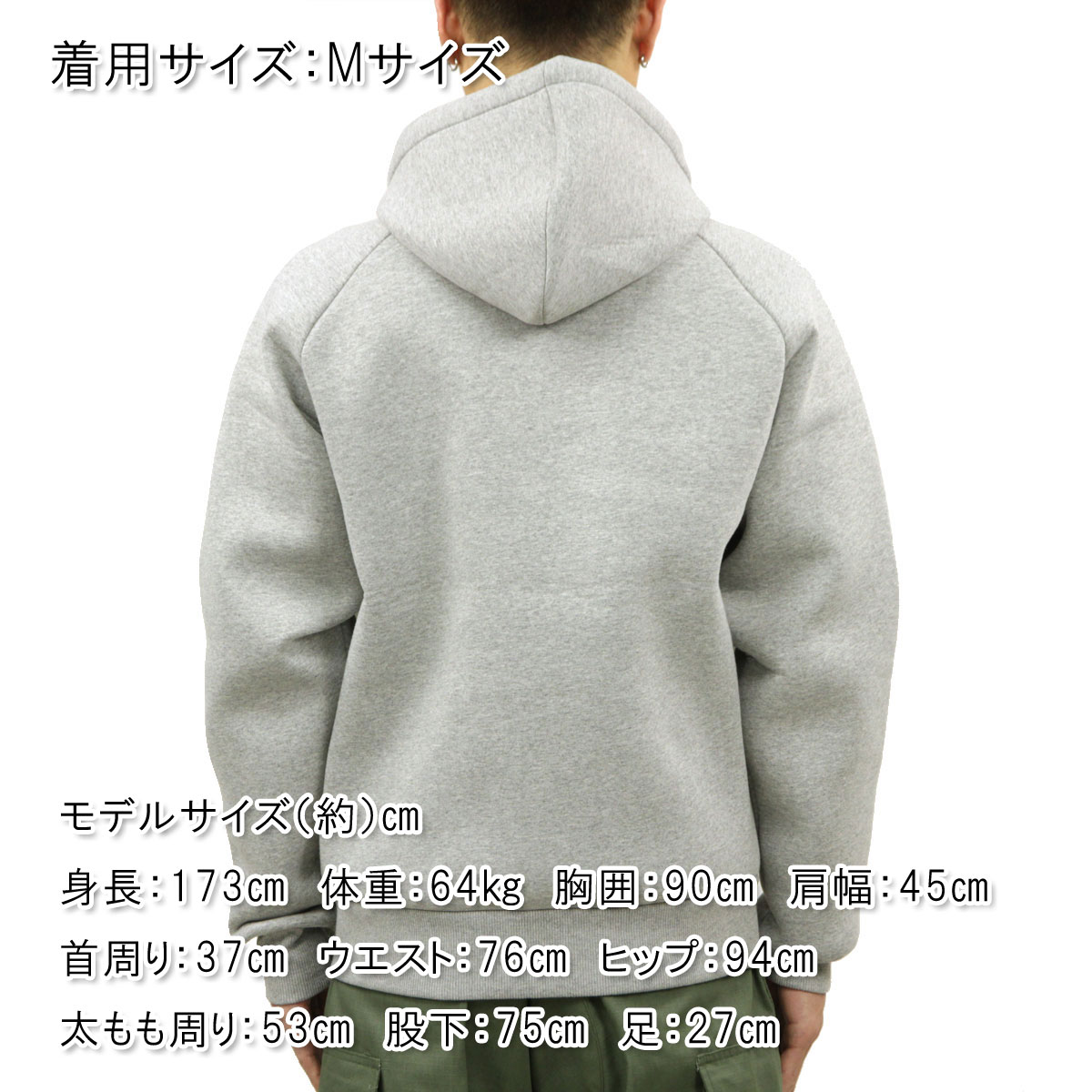 ϡ ѡ   CARHARTT WIP åץåץѡ CAR-LUX HOODED JACKET GREY HEATHER / GREY I018044 0GK AB0B B1C C1D D5E E02F