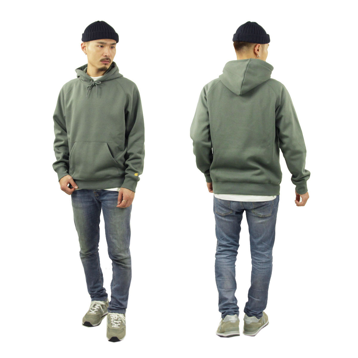�����ϡ��� �ѡ����� ��� ������ CARHARTT WIP ���ݥ���� ���� �ץ륪���С��ѡ����� HOODED CHASE SWEATSHIRT PULLOVER PARKA THYME / GOLD OLIVE I033661 / I026384 0SNXX AB0B B1C C1D D5E E08F