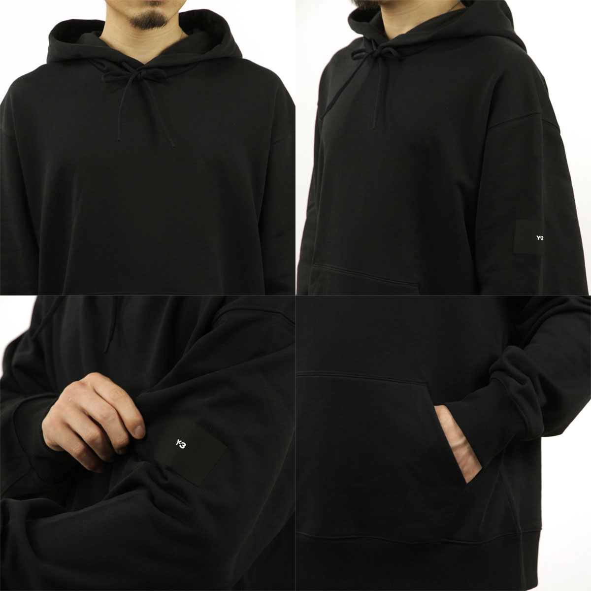 磻꡼  ѡ  Y-3 ץ륪С աǥ FT LOOSE FIT PULLOVER HOODIE H44786 BLACK