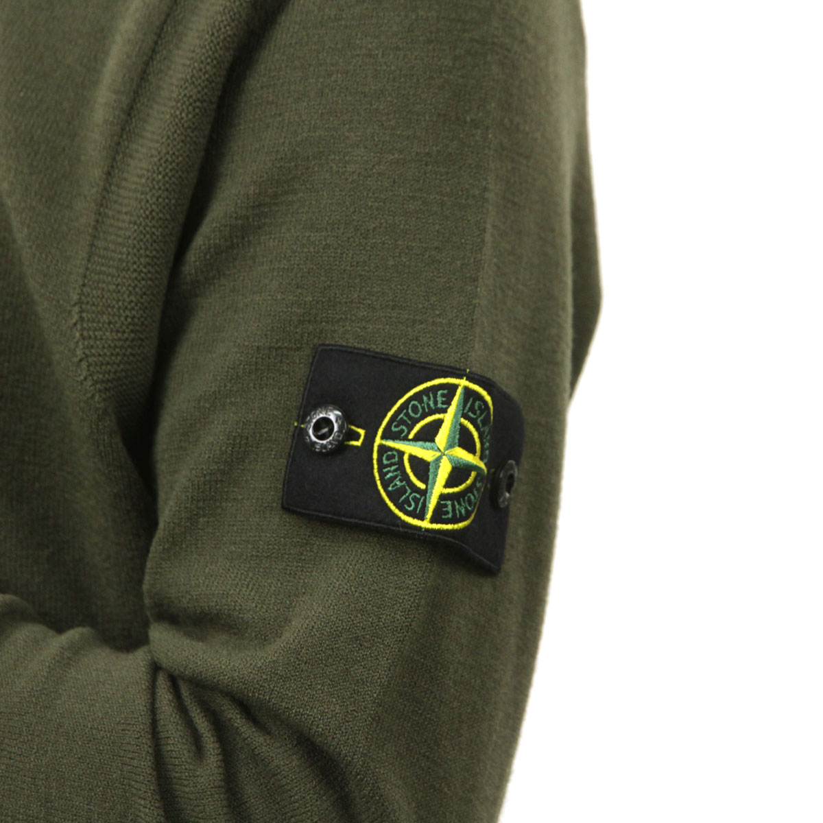 ���ȡ��󥢥����� ��� �������� ������ STONE ISLAND ���롼�ͥå� ������ �˥å� STONE ISLAND STRETCH RWS WOOL CREW NECK SWEATER K2S15 5100001 S00A1 V0054 MILITARY GREEN AB4B B1C C1D D7E E08F
