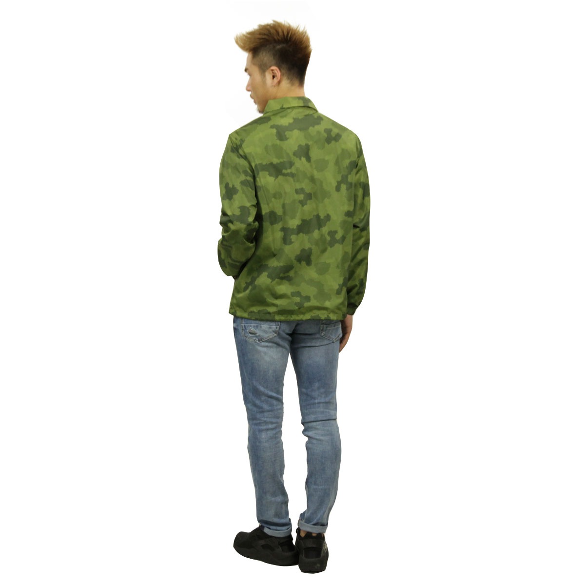 �ݡ��顼 �������� ��� ��������Ź POLER ���㥱�å�  ���������㥱�å� MTN. RAINBOW COACHES JACKET 21620002-GCO GREEN FURRY CAMO A79B B1C C1D D4E E05F