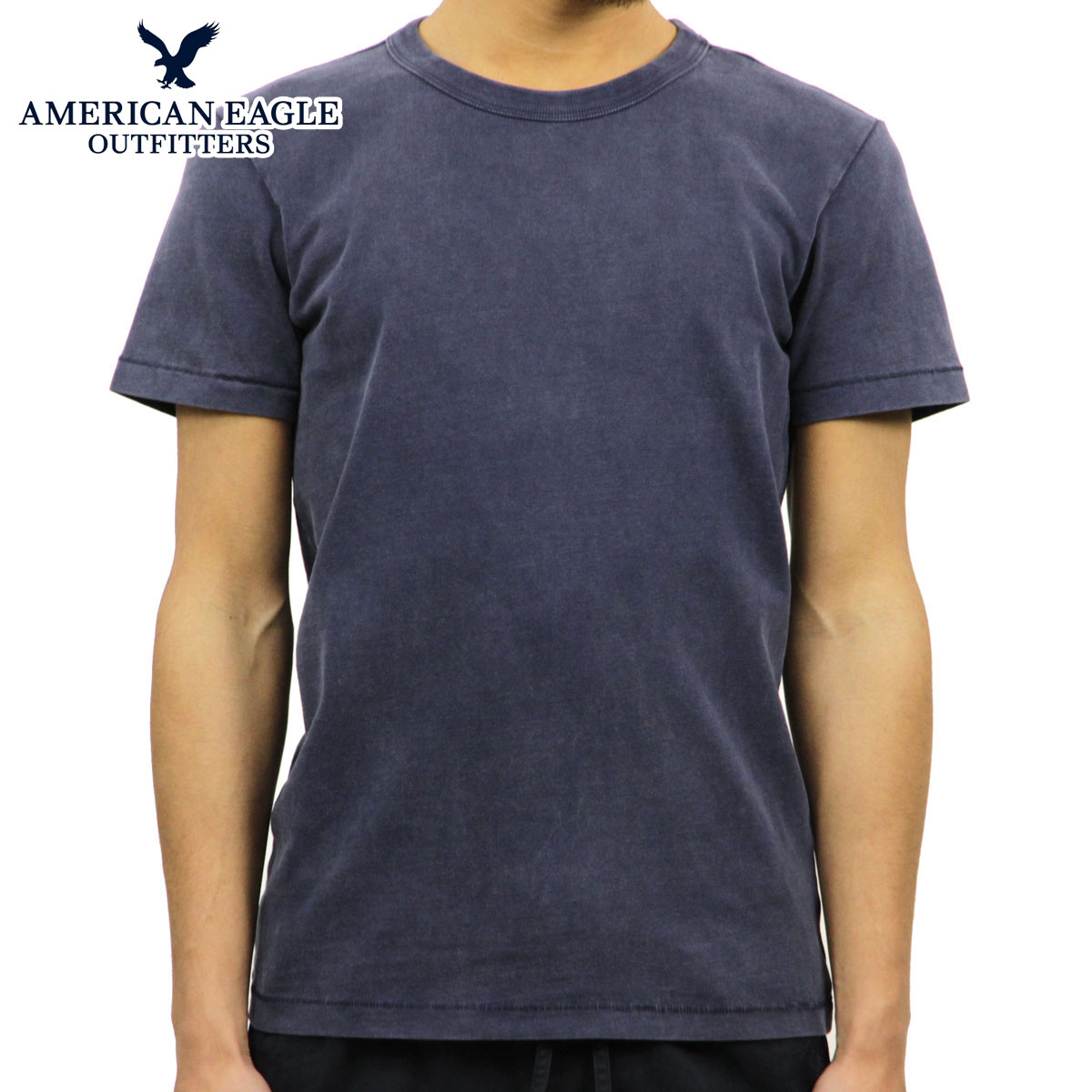 ����ꥫ�󥤡����� AMERICAN EAGLE ������ ��� ���롼�ͥå�T����� AE Classic Soft Brushed Cotton Tee 1162-9299-410 A04B B1C C1D D1E E06F