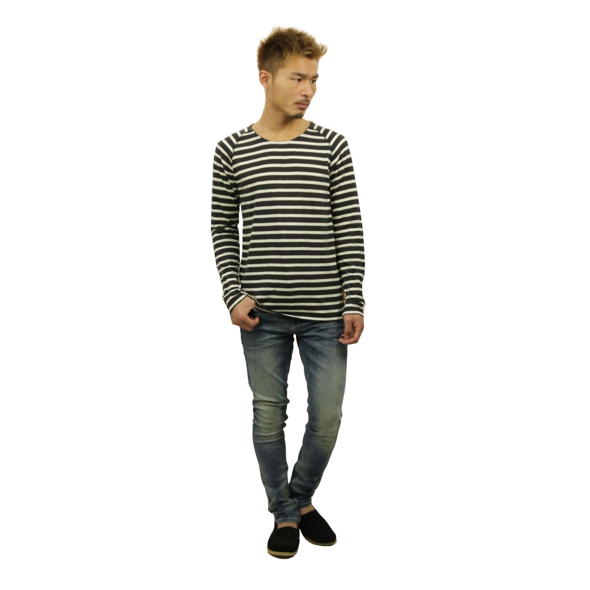 ̡ǥ T  Ź Nudie Jeans ĹµT Otto Raglan 131395 4034 Grey D15S25