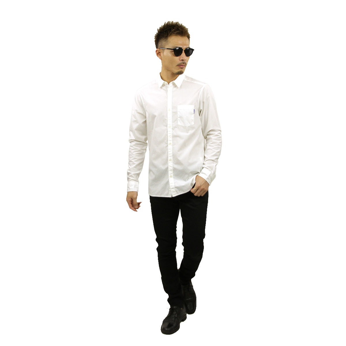 �����å�����ɥ����� ����� ��� ��������Ź SCOTCH��SODA Ĺµ����� �磻����� �ɥ쥹����� LIGHT WEIGHT LONG SLEEVE SHIRT D 156862 0001 21400 00 OFF WHI A39B B1C C1D D6E E01F