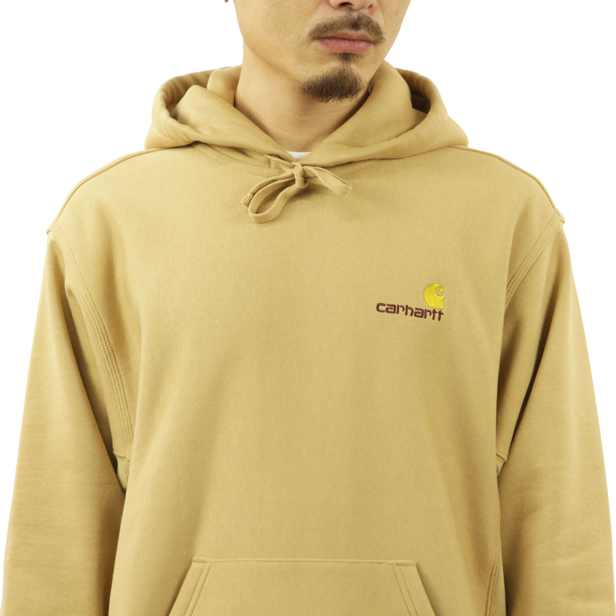 �����ϡ��� �ѡ����� ��� ������ CARHARTT WIP ���ݥ���� ���� �ץ륪���С��ѡ����� HOODED AMERICAN SCRIPT SWEATSHIRT DUSTY H BROWN I028279 07EXX AB0B B1C C1D D5E E18F