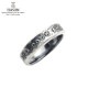 ϥ HARIM   STAIRWAY TO HEAVEN NARROW RING HRR038 SV SILVER 925 OXIDIZED BLACK A82B B3C C3D D8E E32F