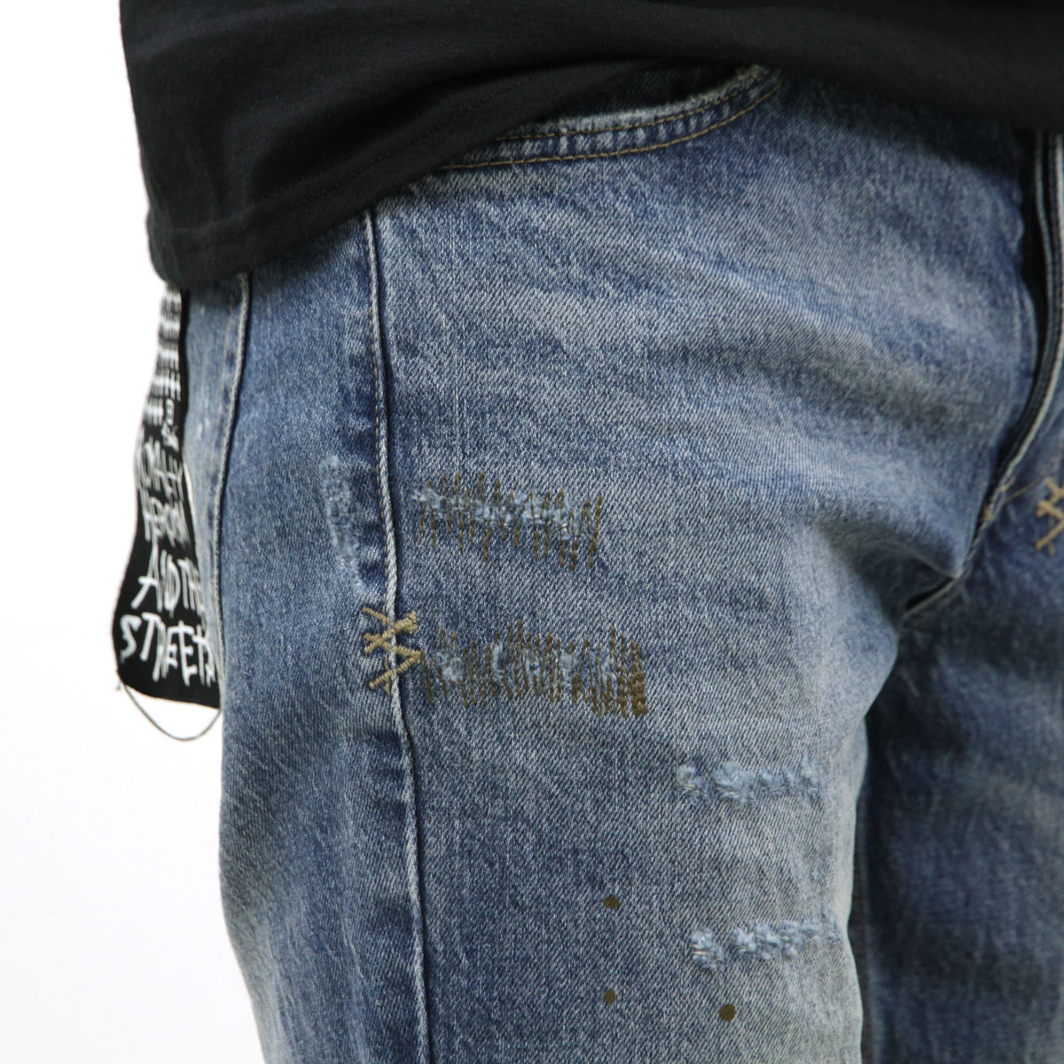 ���� ��� ������ ��������Ź KSUBI �ǥ˥� �����ѥ� �ܥȥॹ KSUBI CHITCH ODYSSEY DENIM JEANS BLUE 5000005512