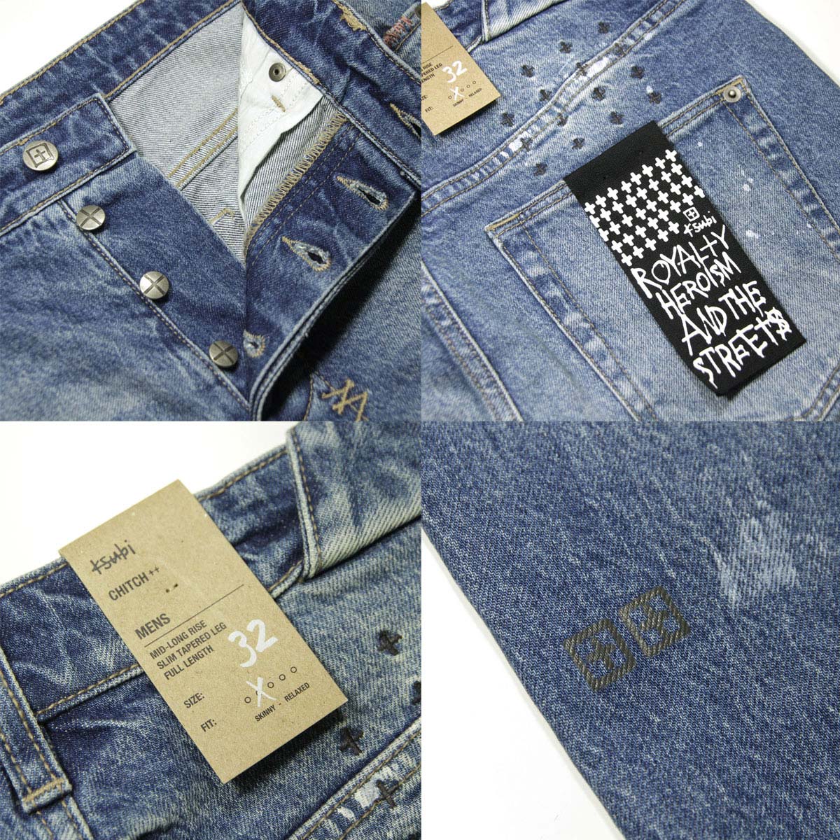 ���� ��� ������ ��������Ź KSUBI �ǥ˥� �����ѥ� �ܥȥॹ KSUBI CHITCH ODYSSEY DENIM JEANS BLUE 5000005512