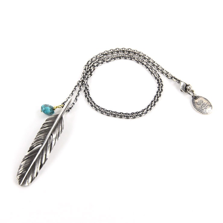 �ϥ�� HARIM �ͥå��쥹 FEATHER CENTER S OX NECKLACE SET HRP120 OX SILVER 925 OXIDIZED BLACK A82B B3C C3D D8E E32F