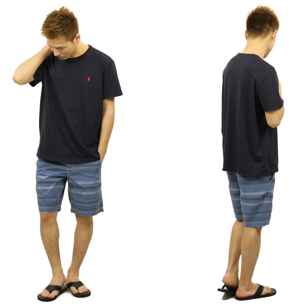 ����ꥫ�󥤡����� ���硼�ȥѥ�� ��� ������ AMERICAN EAGLE �ܥȥॹ  AE PREP LENGTH STRIPED SHORT 1131-5823 BLUE A04B B1C C2D D4E E07F