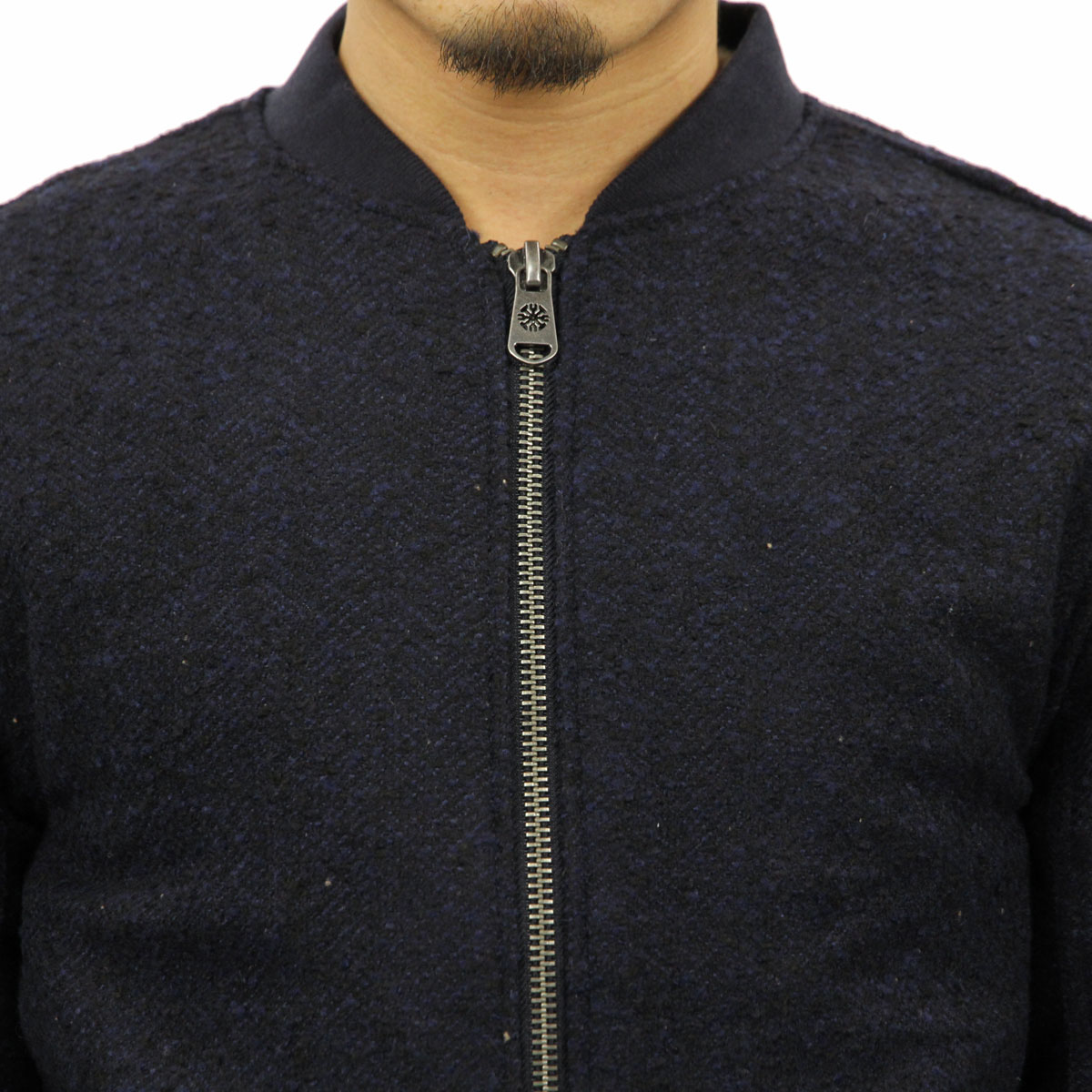 �ǥ����ȥ쥹 DSTREZZED ��������Ź ��� ���㥱�å� MA-1 HEAVY HERRINGBONE WOOL BOMBER JACKET 101171 49 DK. NAVY A90B B1C C1D D4E E06F