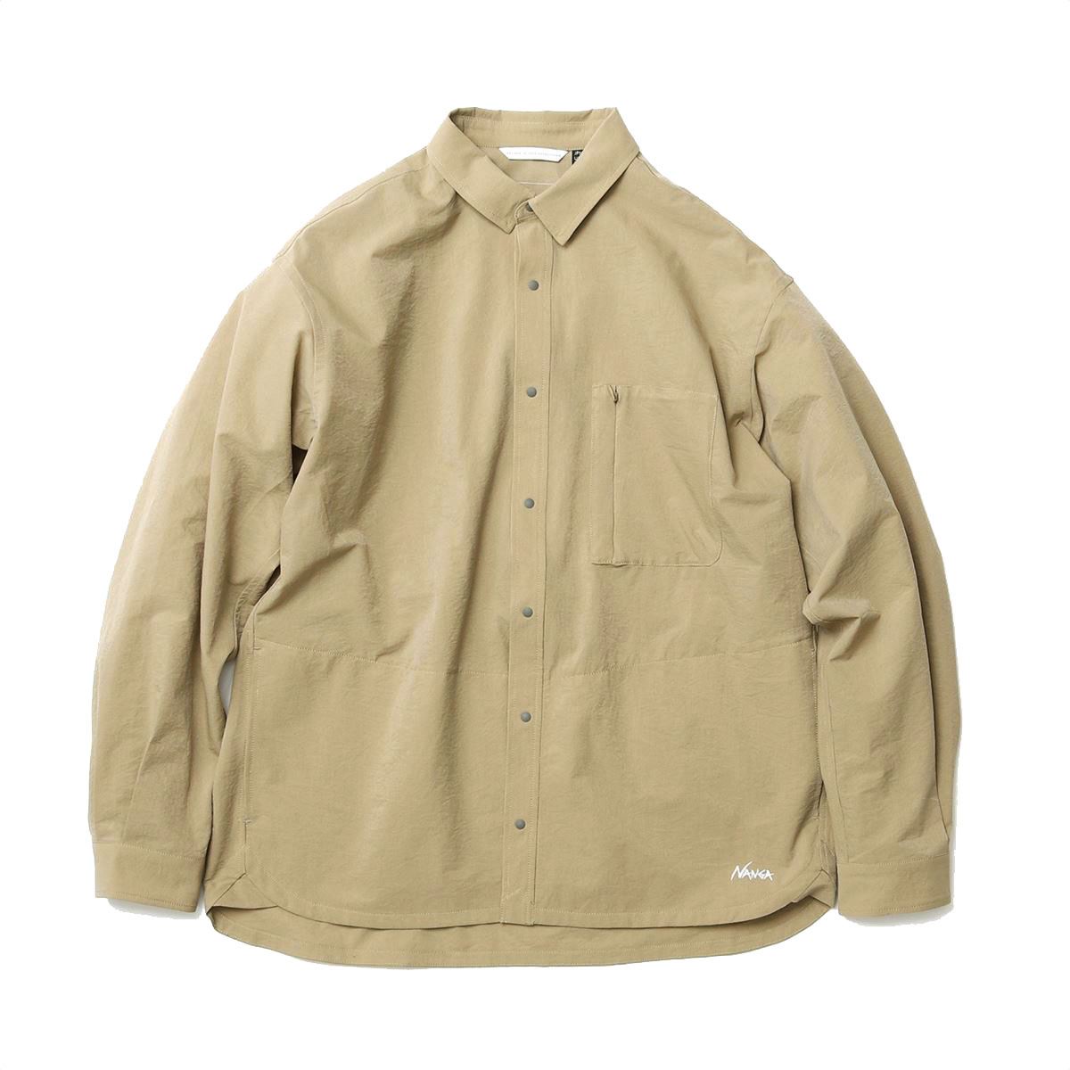 �ʥ� ��� Ĺµ����� ��������Ź NANGA �ܥ�������� DotAir COMFY L/S SHIRT NW2411-1E905 BEG BEIGE A16B B1C C1D D2E E18F