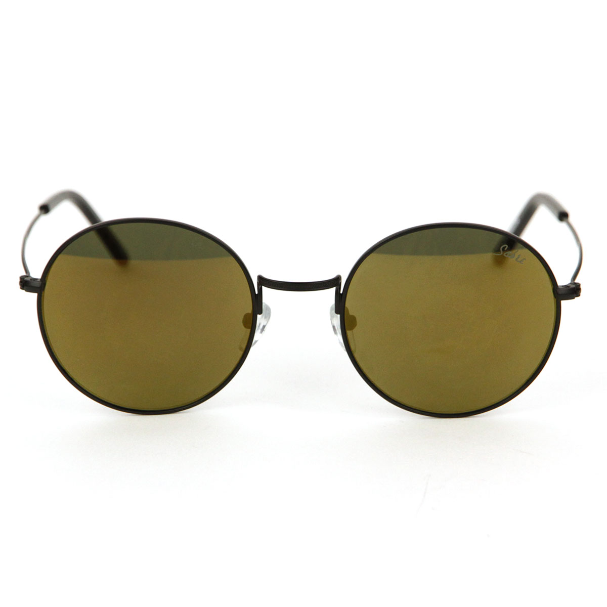 С SABRE Ź 󥰥饹 ᤬ JEREMY MATTE BLACK METAL FRAME GOLD MIRROR LENS SUNGLASS SV260-13621J A55B B3C C3D D1E E13F