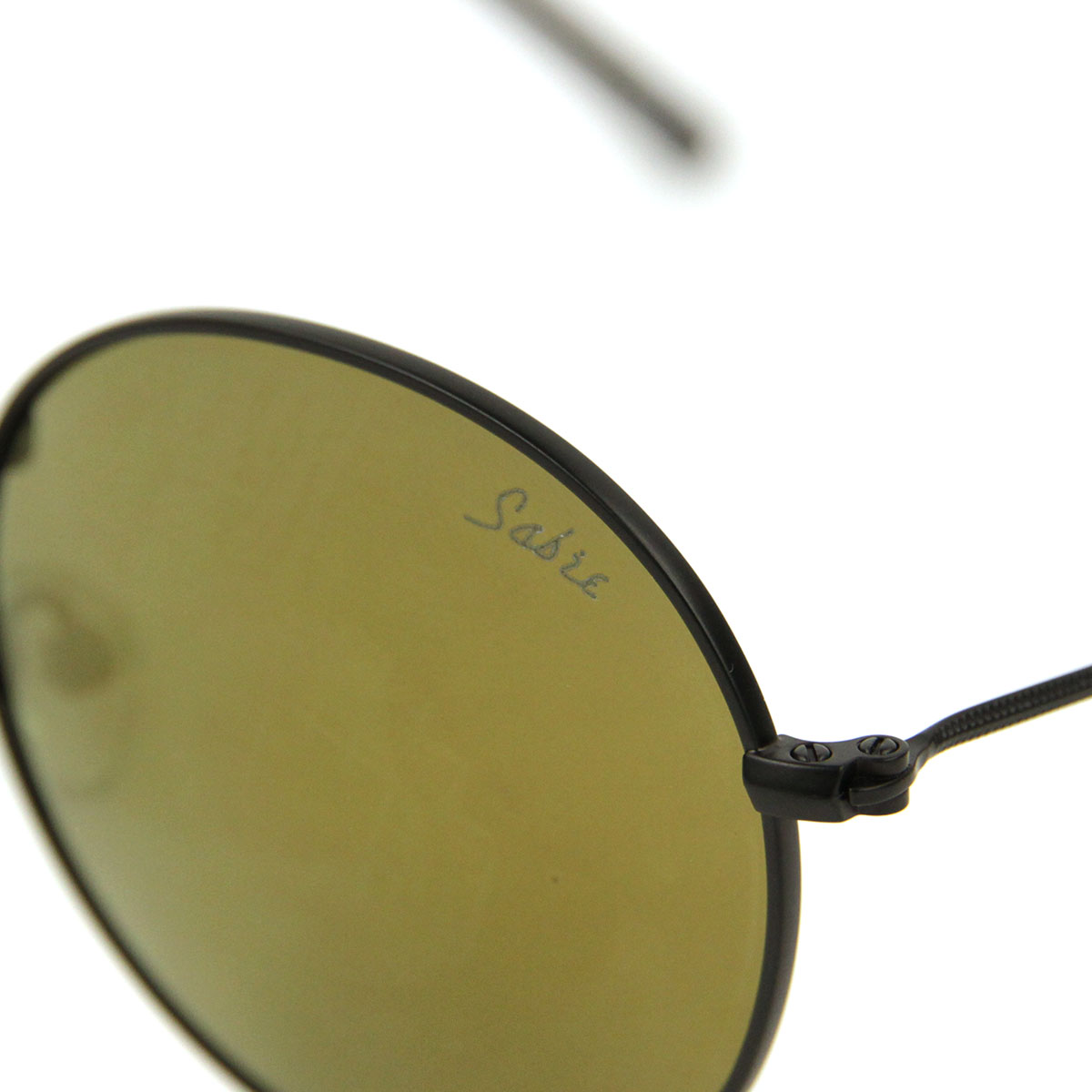 С SABRE Ź 󥰥饹 ᤬ JEREMY MATTE BLACK METAL FRAME GOLD MIRROR LENS SUNGLASS SV260-13621J A55B B3C C3D D1E E13F