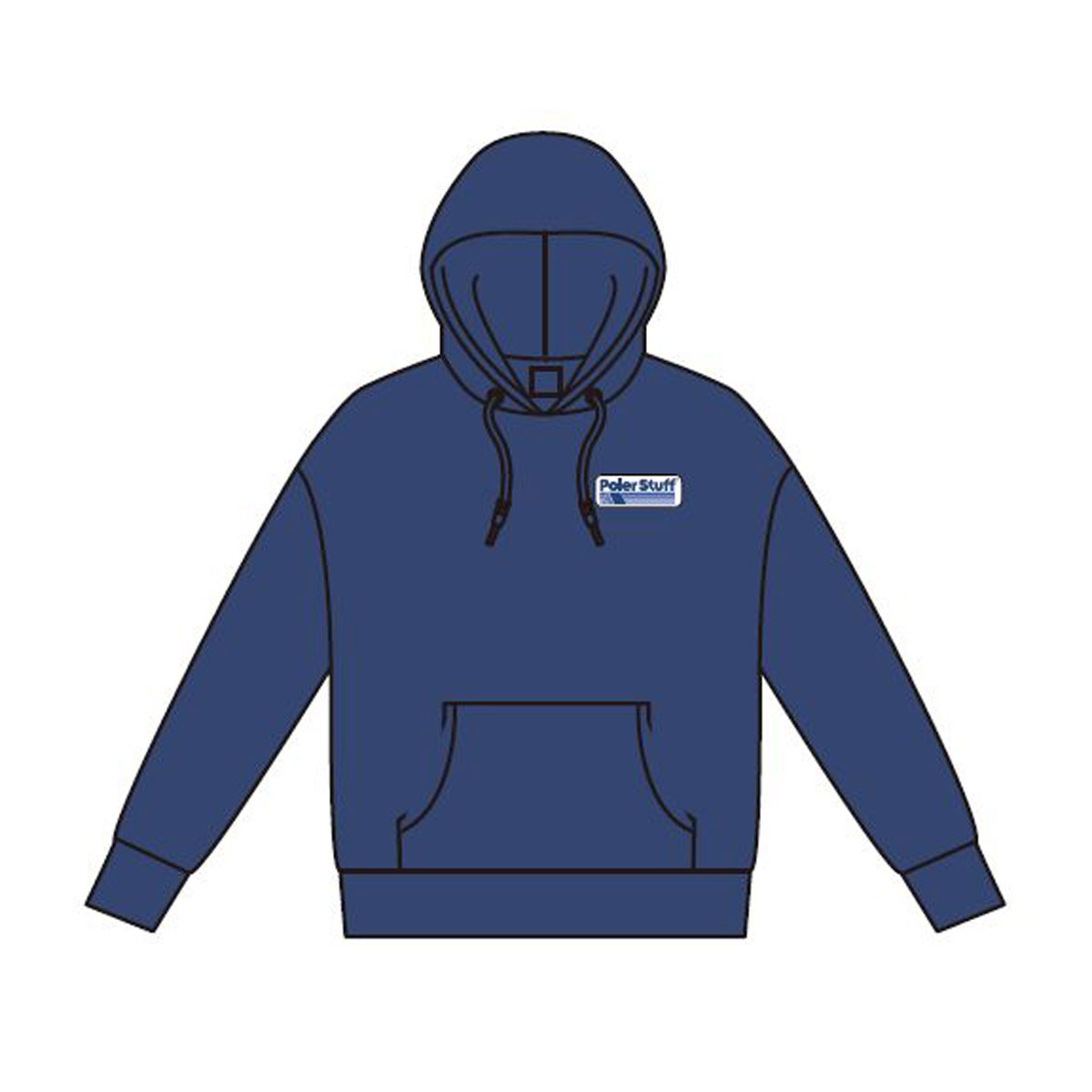 �ݡ��顼 ��� �ѡ����� ��������Ź POLER �ץ륪���С� �����ѥå� Ĺµ �ա��ǥ��� LOGO PACH HOOD PULLOVER PARKA NAVY 263MCV0064