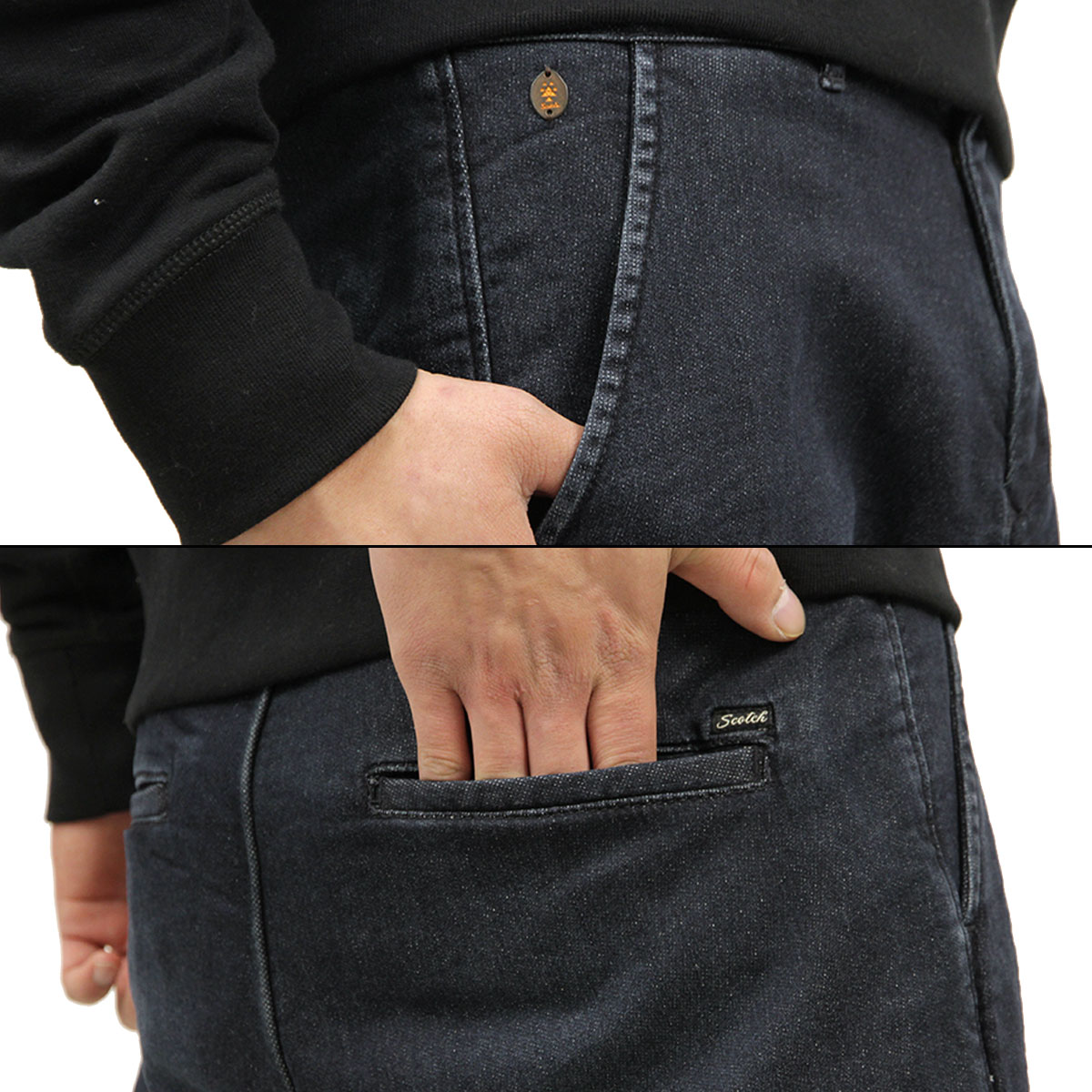 �����å�����ɥ����� ������ ��� ��������Ź SCOTCH��SODA �����ѥ�  Loose taper chino in felpa quality, Baker 80007 58