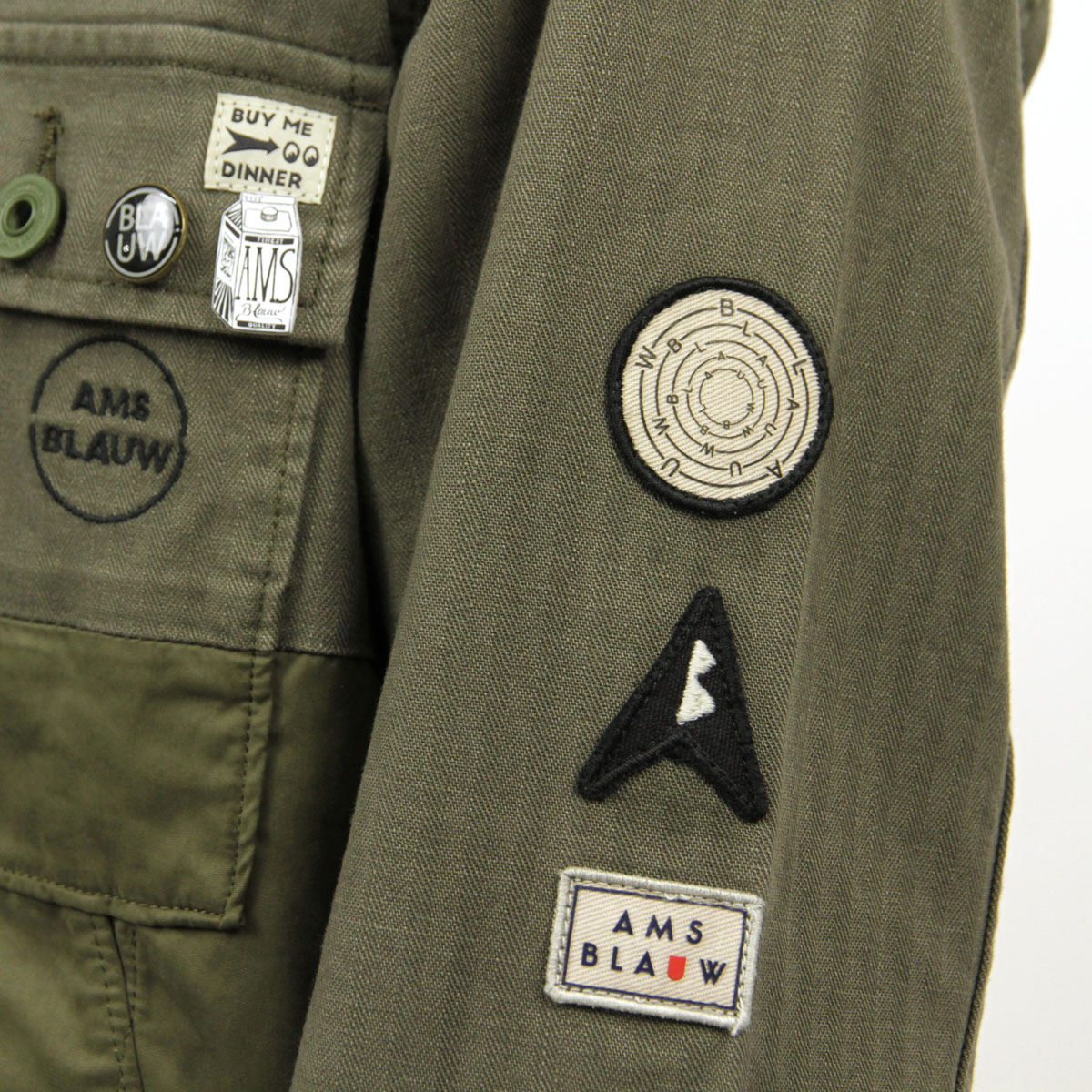 �����å�����ɥ����� �������� ��� ��������Ź SCOTCH��SODA ���㥱�å�  ����ĥ��㥱�å� WORKED OUT MILITARY SHIRT JACKET WITH CONSTRUCTIONS IN TECHN 144162 48 61815 MILITARY D A39B B1C C1D D4E E08F