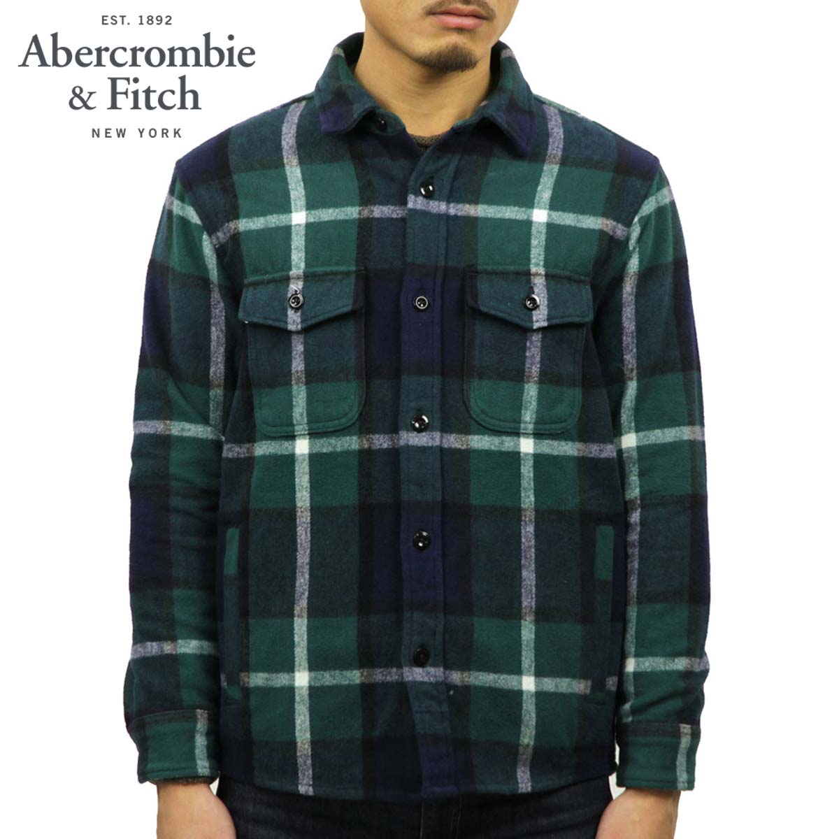 ���Х��� ���㥱�å� ��� ������ Abercrombie��Fitch �ե��ͥ륷��ĥ��㥱�å�  FLANNEL SHIRT JACKET 125-168-2994-308 A02B B1C C1D D6E E08F