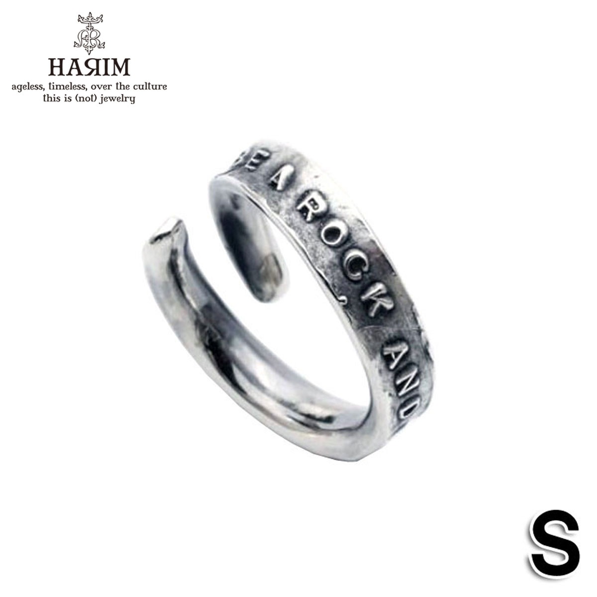 ϥ HARIM   STAIRWAY TO HEAVEN FREE RING S HRR039 SV S SILVER 925 OXIDIZED BLACK S A82B B3C C3D D8E E32F