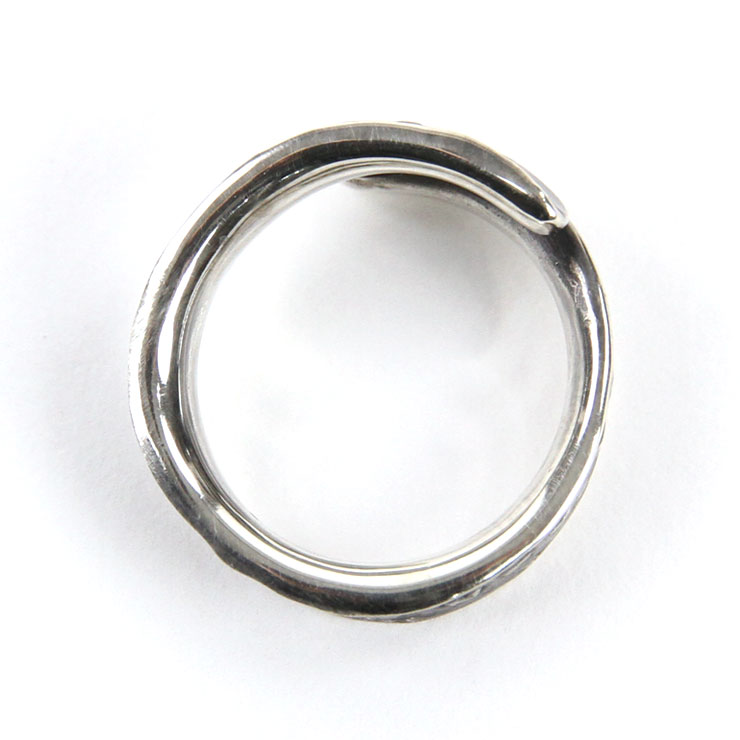 ϥ HARIM   STAIRWAY TO HEAVEN FREE RING S HRR039 SV S SILVER 925 OXIDIZED BLACK S A82B B3C C3D D8E E32F