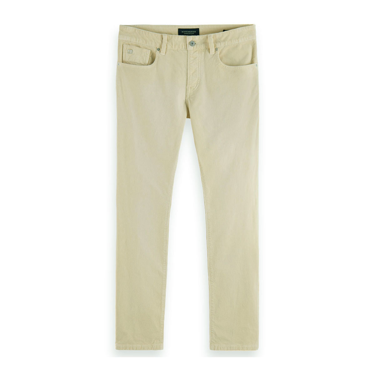 �����å�����ɥ����� ��� �����ǥ�����ѥ�� ��������Ź SCOTCH��SODA �ܥȥॹ AMS BLAUW GARMENT DYED RALSTON INSTRETCH CORDUROY PANTS 163245 0001 OFF WHITE