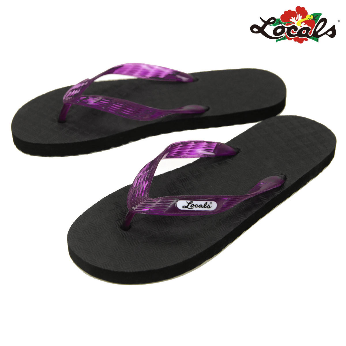 �������륺 ��� ��ǥ����� ������� ��������Ź LOCALS �ӡ���������� �ȥ󥰥������ LOCALS ORIGINAL SLIPPA SANDAL 1350 PURPLE