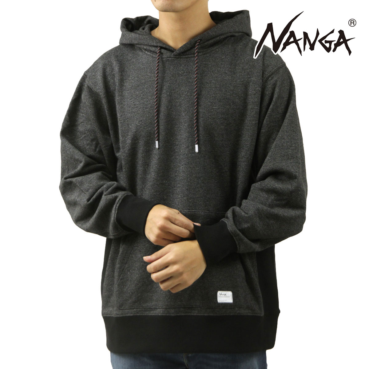 ʥ  ѡ Ź NANGA ץ륪С աǥ ECO HYBRID SWEAT HOODIE NW2241-1F219 BLK BLACK